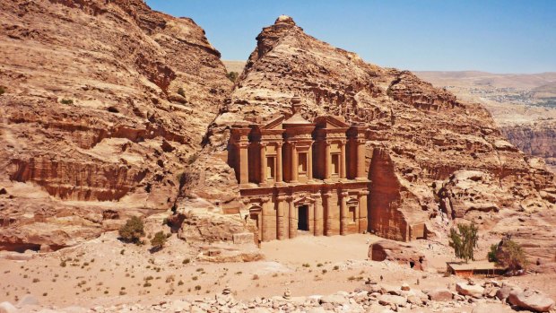 The Monastery at Petra in Jordan, one of many incredible sites in the Middle East.