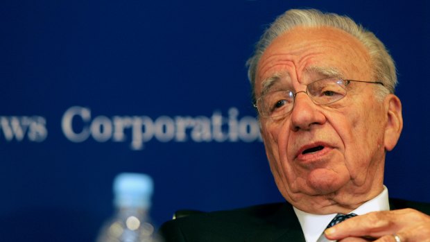 News Corporation chairman Rupert Murdoch. Real estate accounted for almost 40 per cent of the company's earnings this year.
