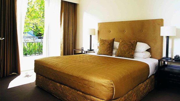 Get the golden treatment in one of the Lyall's 
40 bedroom suites.