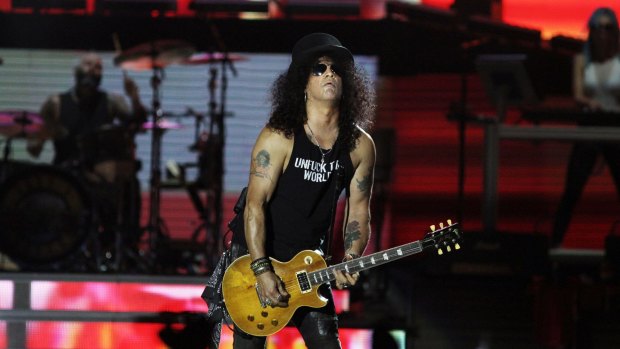 BRISBANE, AUSTRALIA - FEBRUARY 07: Guns n roses concert Brisbane. on February 7, 2017 in Brisbane, Australia. (Photo by Robert Shakespeare/Fairfax Media)