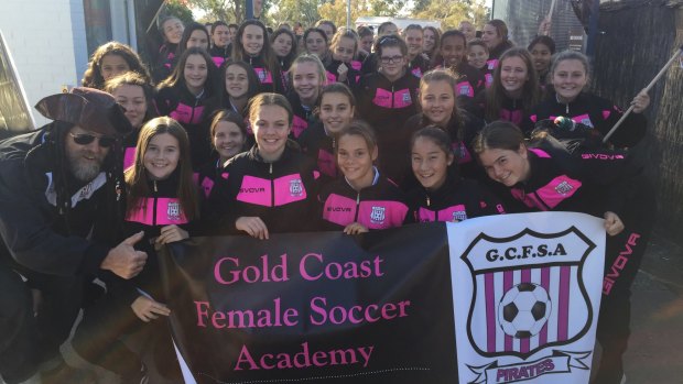 Michelle Heyman has praised the Gold Coast Female Soccer Academy for competing against the boys at the Kanga Cup in Canberra this week.