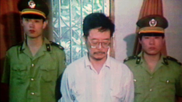 Harry Wu after his 1995 arrest in China.
