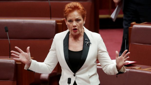 One Nation leader Pauline Hanson wants the ABC to disclose presenter salaries and insert the words "fair and balanced" into its charter.