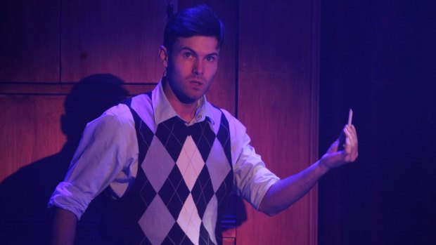 Ben Adams in <I>Reefer Madness: The Musical</I>.