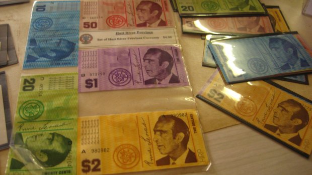 Hutt River's banknotes. 