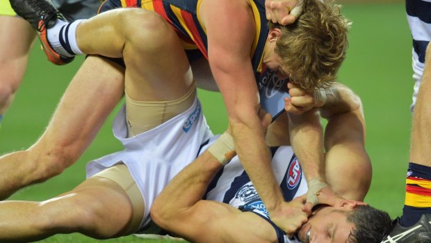 Expect a no-holds barred, winner-takes-all match when Adelaide take on Geelong in the first preliminary final on Friday night.