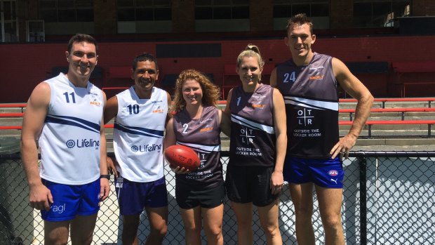 Sam Butler, Troy Cook, Georgia Nanscawen, Kirsten Dwyer and Drew Petrie are just some of the big names taking part in the charity match.