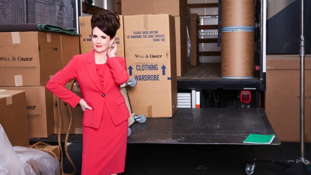 karen walker will y grace fur