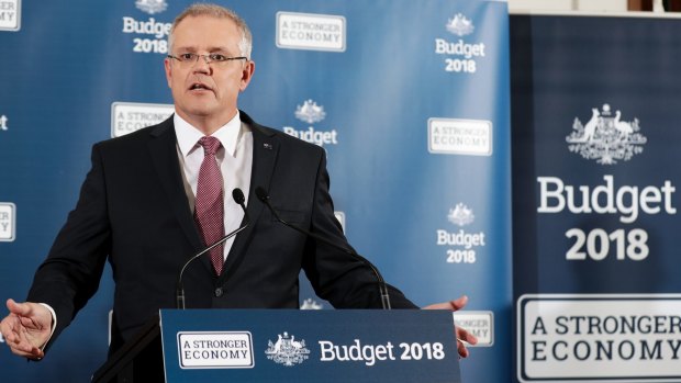 Treasurer Scott Morrison declared Australia had reached a "turning point on debt".