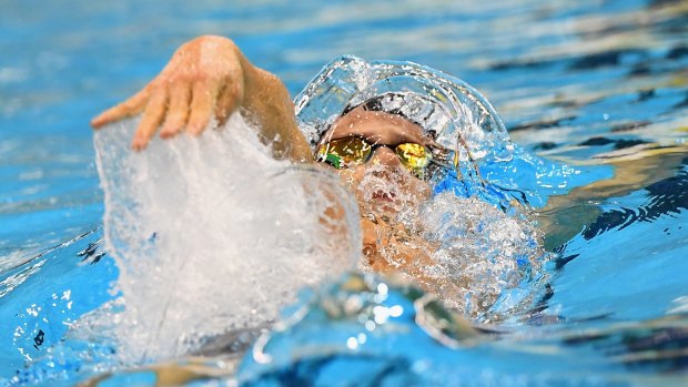 Rio-bound: Mitch Larkin won his backstroke final.