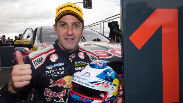 V8 Supercars champion Jamie Whincup has got his title defence back on course.