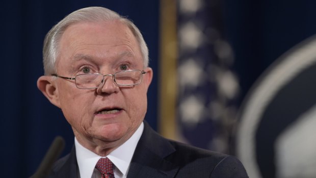 Attorney-General Jeff Sessions said Americans had rejected an "open border" policy. 