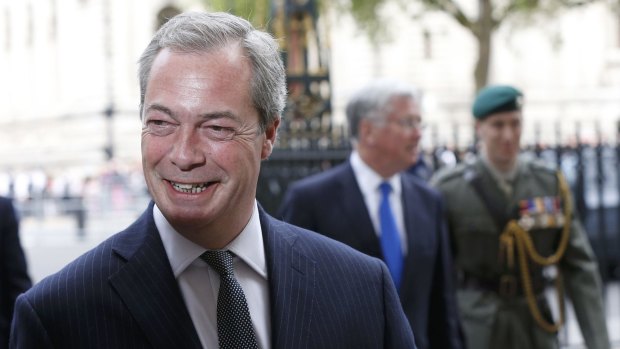He's back: Nigel Farage will stay on as UKIP's leader despite his pledge to step down if he lost a seat in the election.