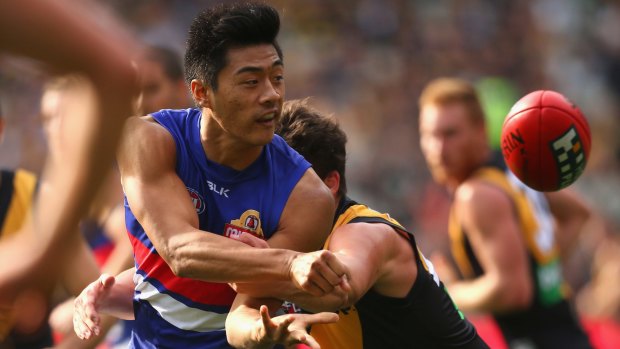 Lin Jong of the Bulldogs was the target of an alleged racial comment on Saturday.