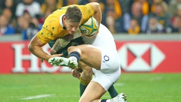 Recall: Thirty-three-capped Wallabies centre Rob Horne.