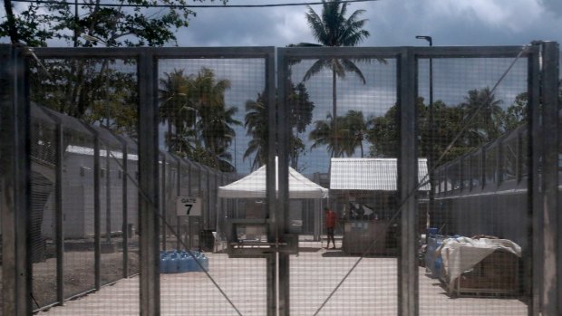 The Manus Island detention centre in Papua New Guinea.