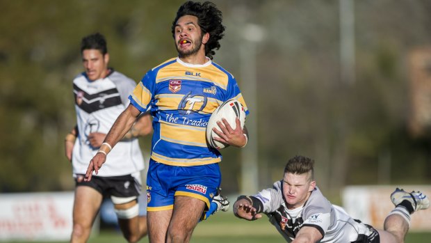 Woden Valley Rams five-eighth George House scored two nice tries in their fourth straight win.