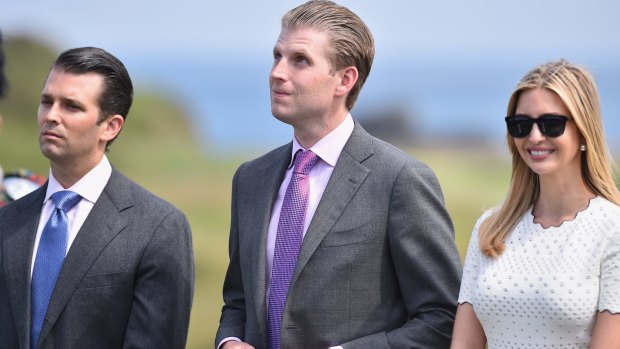 Donald Trump Jr, Eric and Ivanka, and a team of executives, will be assuming responsibility for the Trump Organisation, according to the the president-elect.
