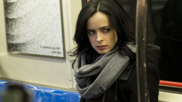 Krysten Ritter as Jessica Jones brings complexity and darkness to the female superhero trope.