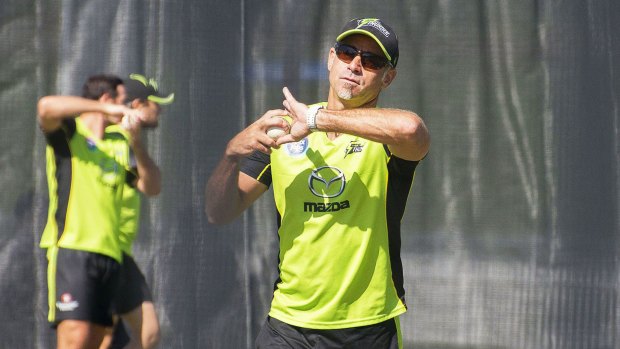 Putting his spin on things: Sydney Thunder coach Paddy Upton.