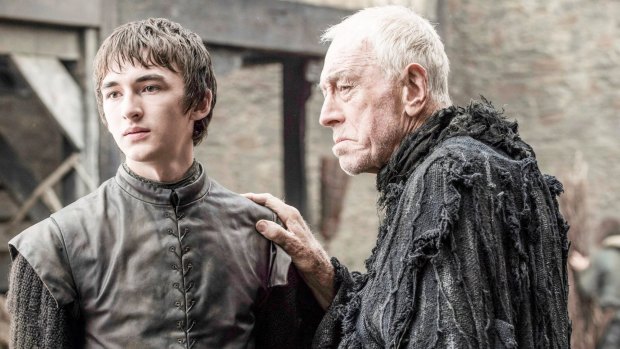 Bran Stark spent the episode watching the box set of Game of Thrones.