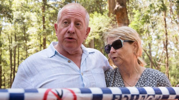 Mark and Faye Leveson were told of the search plans in December.