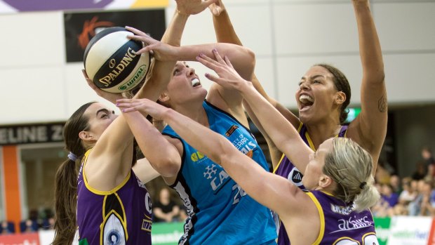 Melbourne star Liz Cambage [right] was cited following a heated clash against Canberra last week.