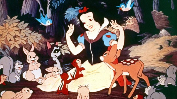 Production still from Snow White and the Seven Dwarfs 1937.
