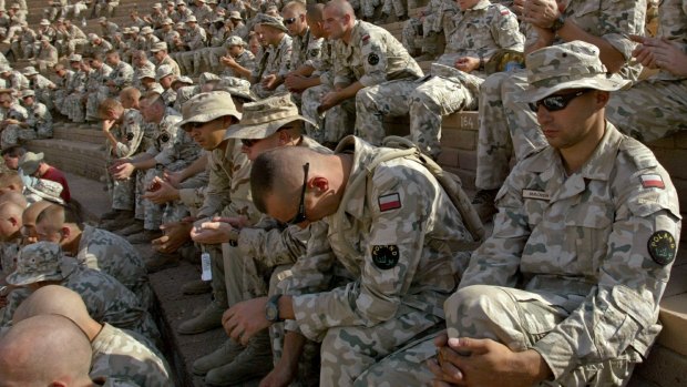 Polish soldiers in Babylon, Iraq, in 2003. Polish troops are again on their way to the Middle East to join the fight against Islamic State.