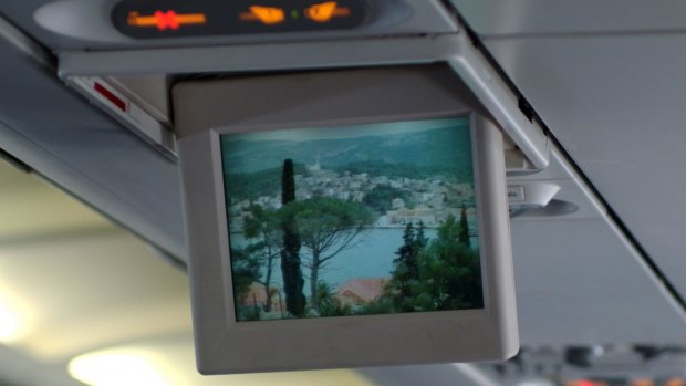 Promotional videos for Croatian destinations were played on overhead screens. 