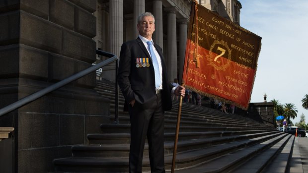 David Laird says changing the Anzac Day marching order is 'institutionalising forgetfulness'. 