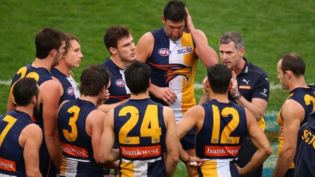 West Coast coach Adam Simpson says the Eagles need to improve their performances at home.