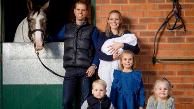 Canberra trainer Matt Dale and his young family are off to the races with the support of Canberra behind them.