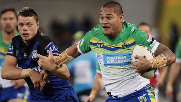 Anyone who beats Raiders centre Joey Leilua will be a "bloody good player".
