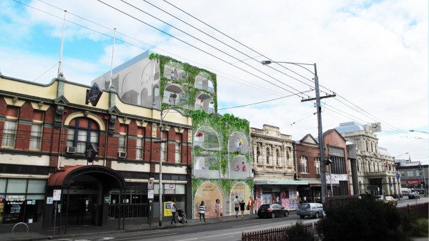 The proposed Sydney Road apartments.