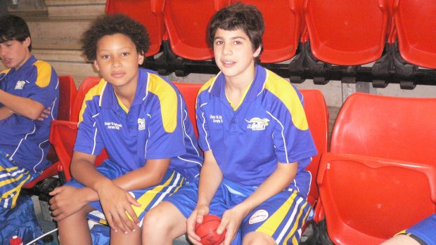 Two young sports stars Ben Simmons and Christian Petracca. 