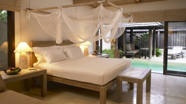 The resort's beautiful rooms make it easy to switch off.