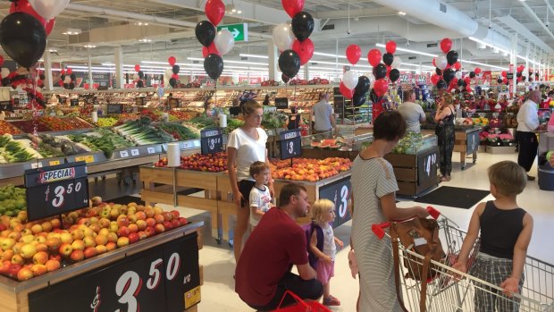 The Coles at Alderley opened on Saturday.