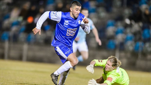 Bernal, who manages Rogic and has worked with David Beckham, named Canberra Olympic striker Stephen Domenici as the best player in the country outside the A-League.