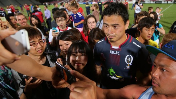 Ayumu Goromaru has been a hit with Reds fans, if not on the field.