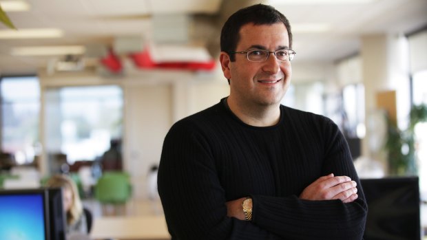David Goldberg, the late chief executive of SurveyMonkey, at the firm's headquarters in California in 2013.