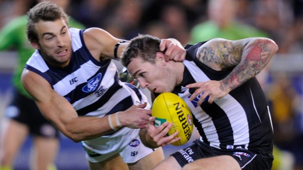 Dane Swan starred against the Cats and went on to win the Brownlow.