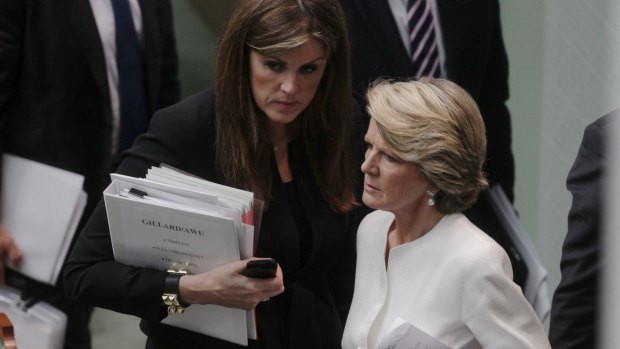 "The dreary cliche of powerful women at loggerheads, Peta Credlin and Julie Bishop, has been wheeled out."