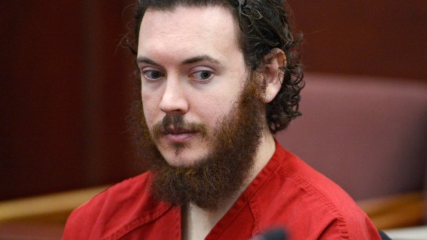 James Holmes sits in court in June.