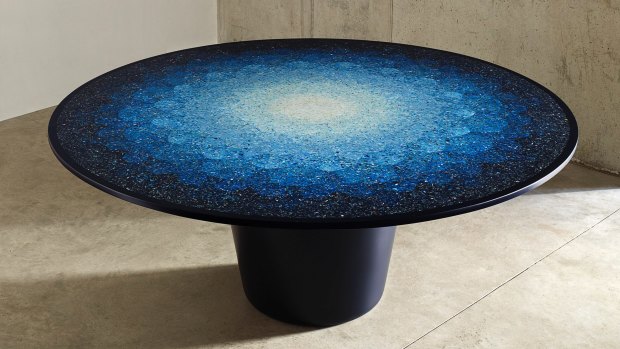Brodie Neill's Gyro table, 2016, plastic. National Gallery of Victoria.