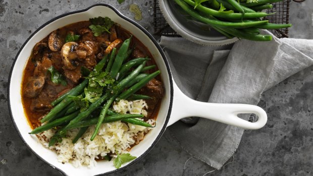 Stroganoff stew.