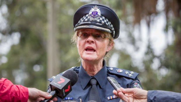 Victoria Police Commander Sharon Cowden said some of the protesters were just looking for a fight.