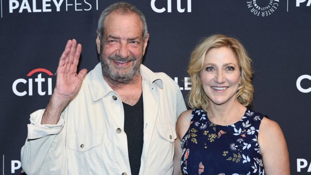 Producer Dick Wolf, with Edie Falco, describes the tale of the Menendez family as compelling.