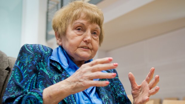 Auschwitz survivor Eva Mozes Kor: "You cannot predict what will happen when someone from the victims' side and someone from the perpetrators' side meet in a spirit of humanity."