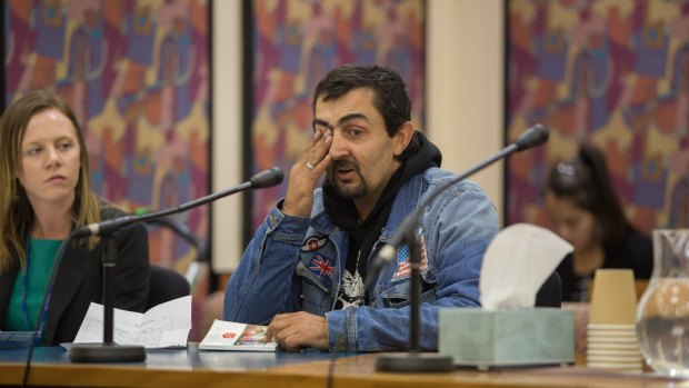 Sejkan Zekiroski at Dandenong's Drug Court. 